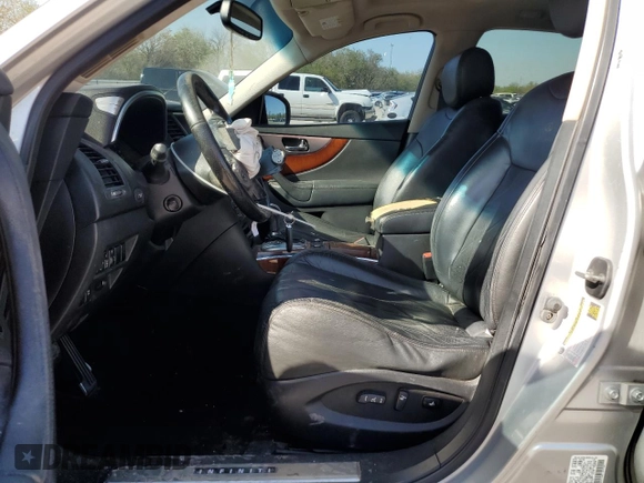 2010 Infiniti FX with VIN JN8AS1MW6AM851138, listed as a Copart auction lot 52698625 with 202,829 mi miles and Salvage title. Bid and sale history available at DreamBid. Image 7.