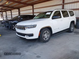 2023 Jeep Grand Wagoneer with VIN 1C4SJUAT5PS509425, listed as a IAAI auction lot 41765704 with 65,656 mi miles and . Bid and sale history available at DreamBid. Image 2.