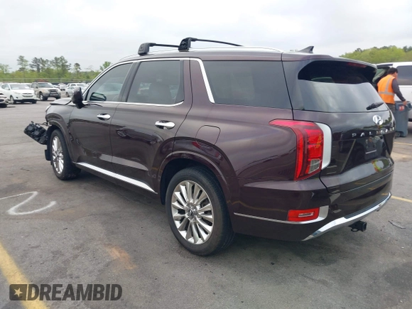 2020 Hyundai Palisade Limited z VIN KM8R54HE3LU117449, wystawiony jako IAAI lot #41954035 z przebiegiem 76 017 mil mil oraz . Historia ofert i sprzedaży dostępna na DreamBid. Obrazek 3.