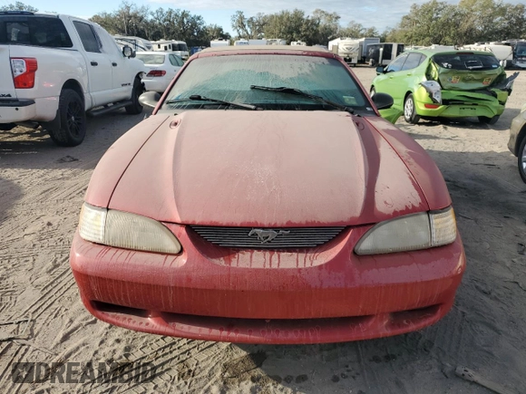 1996 Ford Mustang GT with VIN 1FALP45X6TF226699, listed as a Copart auction lot 82213754 with 102,247 mi miles and Salvage Title. Bid and sale history available at carsss.com. Image 5.