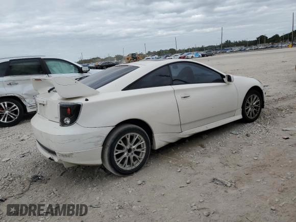 2002 Toyota Celica GT with VIN JTDDR32T020123915, listed as a Copart auction lot 81512724 with 194,756 mi miles and Salvage Title. Bid and sale history available at carsss.com. Image 3.