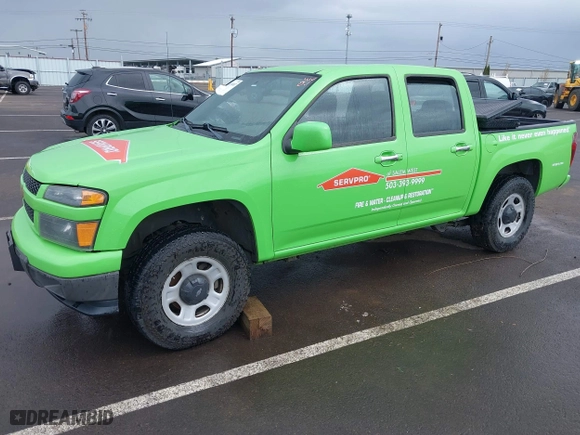 2012 Chevrolet Colorado LT w/1LT with VIN 1GCHTCFE4C8145501, listed as a IAAI auction lot 41939987 with 1 mi miles. Bid and sale history available at carsss.com. Image 16.