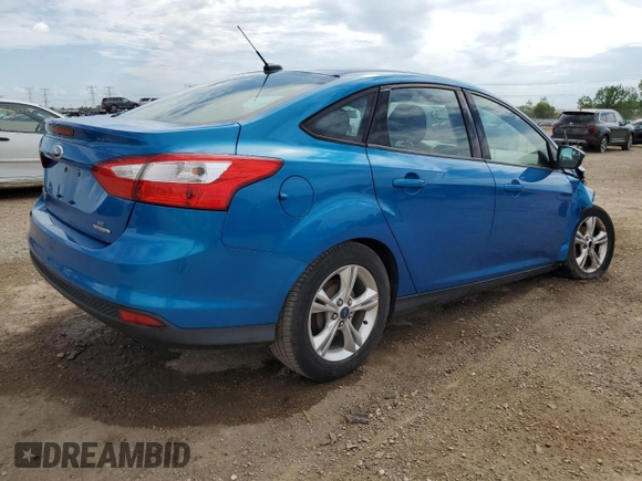 2013 Ford Focus SE with VIN 1FADP3F23DL208259, listed as a Copart auction lot 62009465 with 218,363 mi miles and Salvage title. Bid and sale history available at DreamBid. Image 3.