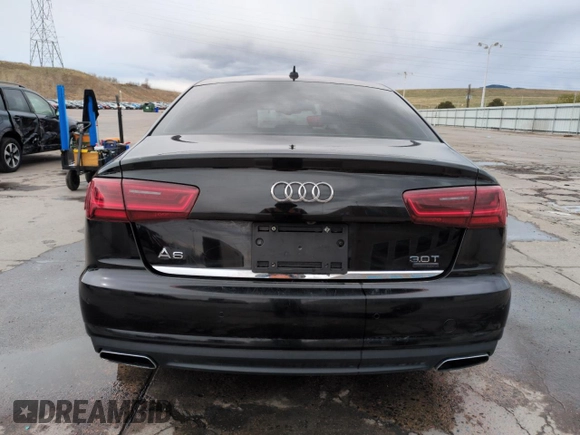 2016 Audi A6 Premium Plus with VIN WAUFGAFC0GN005223, listed as a Copart auction lot 51528365 with 115,138 mi miles and Salvage Title. Bid and sale history available at DreamBid. Image 6.
