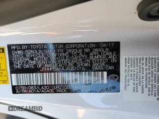2018 Lexus LC 500h z VIN JTHHP5AY4JA001016, wystawiony jako Copart lot #85480424 z przebiegiem Nie podano mil oraz Szkoda całkowita • Salvage title. Historia ofert i sprzedaży dostępna na DreamBid. Obrazek 12.