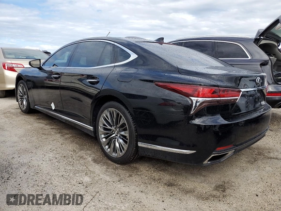 2018 Lexus LS 500 z VIN JTHB5LFF8J5000824, wystawiony jako Copart lot #74479734 z przebiegiem 25 959 mil mil oraz Nie do naprawy • Non repairable. Historia ofert i sprzedaży dostępna na DreamBid. Obrazek 2.