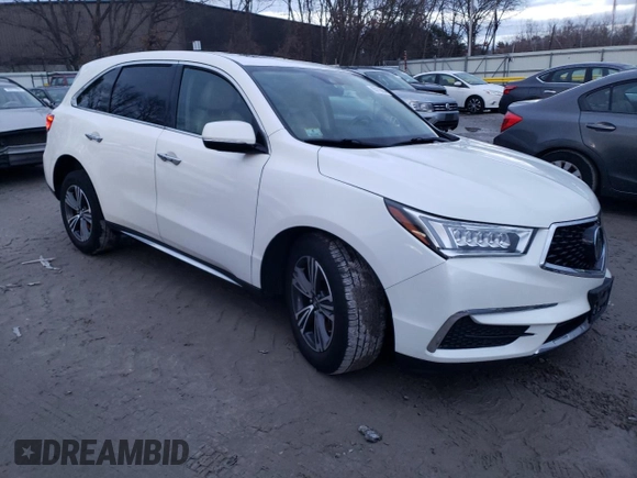 2018 Acura MDX with VIN 5J8YD4H3XJL026054, listed as a Copart auction lot 85116854 with 83,446 mi miles and Salvage Title. Bid and sale history available at DreamBid. Image 4.