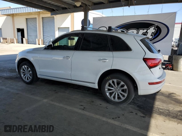2016 Audi Q5 Premium with VIN WA1C2AFP5GA075146, listed as a Copart auction lot 55075805 with 67,622 mi miles and Salvage title. Bid and sale history available at DreamBid. Image 2.