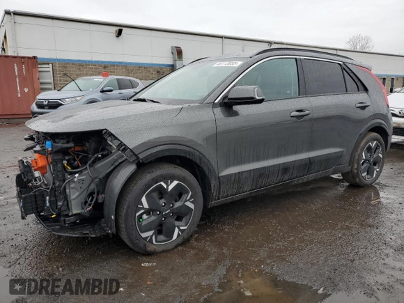 2024 Kia Niro Wind with VIN KNDCR3L18R5128396, listed as a Copart auction lot 46113855 with 4,999 mi miles and Salvage Title. Bid and sale history available at DreamBid. Image 1.