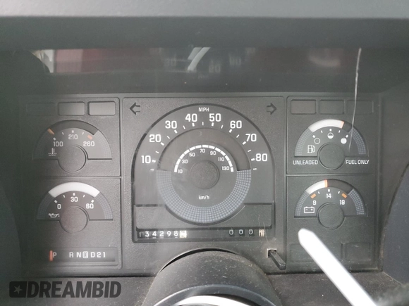 1988 Chevrolet Silverado 1500 with VIN 1GCDK14K8JE191314, listed as a Copart auction lot 57048225 with 134,298 mi miles and Clean Title. Bid and sale history available at DreamBid. Image 9.