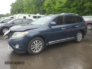 2013 Nissan Pathfinder SL z VIN 5N1AR2MMXDC641210, wystawiony jako Copart lot #57084285 z przebiegiem 184 780 mil mil oraz Szkoda całkowita • Salvage title. Historia ofert i sprzedaży dostępna na DreamBid. Obrazek 1.