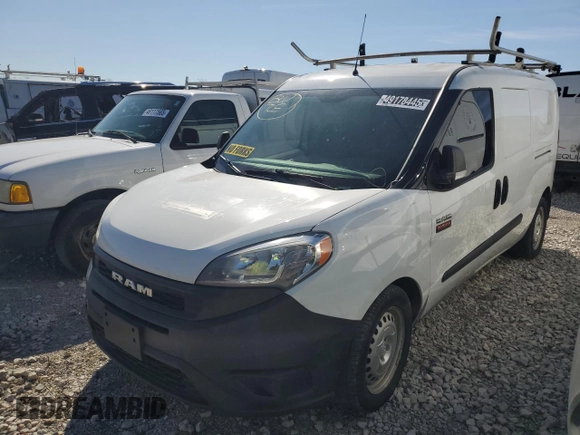 2020 Ram ProMaster City Cargo Van Tradesman with VIN ZFBHRFAB1L6P57635, listed as a Copart auction lot 49178445 with 142,326 mi miles and Clean Title. Bid and sale history available at carsss.com. Image 1.