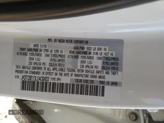 2020 Mazda CX-9 Signature with VIN JM3TCBEY3L0409863, listed as a Copart auction lot 80369044 with 60,934 mi miles and Salvage Title. Bid and sale history available at carsss.com. Image 13.