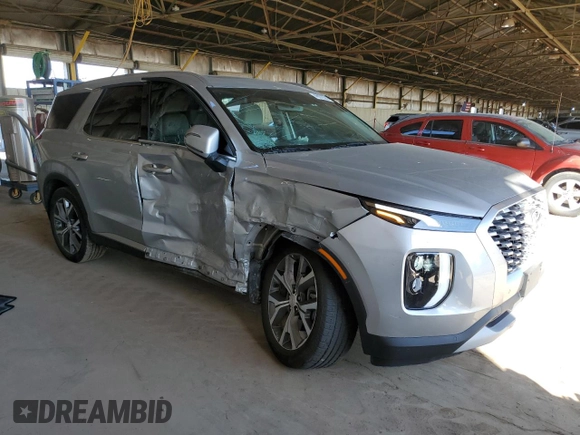 2022 Hyundai Palisade SEL с VIN KM8R4DHE3NU485443, выставлен на аукционе Copart как лот 46922535 с пробегом 54 707 миль миль и Списание • Salvage title. История ставок и продаж доступна на DreamBid. Изображение 4.