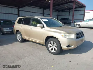 2008 Toyota Highlander with VIN JTEES41A482068313, listed as a IAAI auction lot 41973917 with 262,396 mi miles. Bid and sale history available at carsss.com. Image 1.