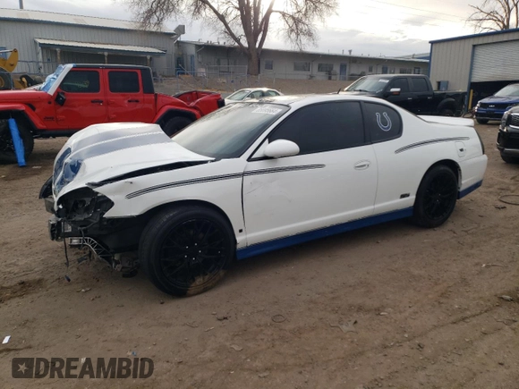 2007 Chevrolet Monte Carlo SS with VIN 2G1WL15C079353650, listed as a Copart auction lot 85895664 with 96,755 mi miles and Salvage title. Bid and sale history available at DreamBid. Image 1.