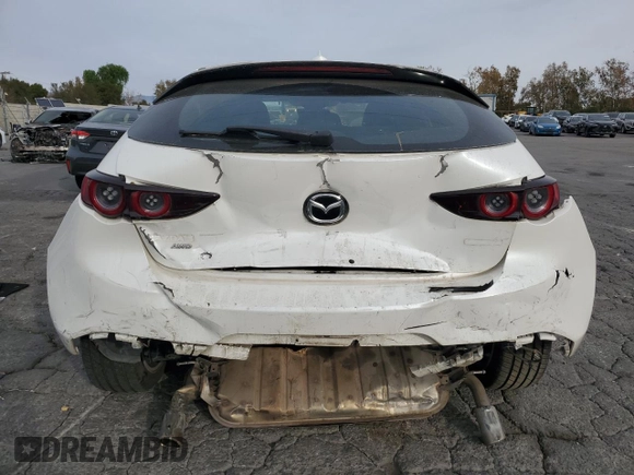 2019 Mazda Mazda3 Hatchback w/Preferred Pkg with VIN JM1BPBMM9K1141675, listed as a Copart auction lot 83871444 with 86,861 mi miles and Salvage Title. Bid and sale history available at carsss.com. Image 6.