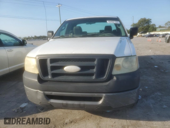 2008 Ford F-150 XL with VIN 1FTVF12528KE90914, listed as a Copart auction lot 69492124 with 237,995 mi miles and Salvage title. Bid and sale history available at DreamBid. Image 5.