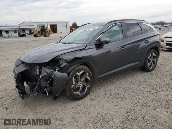 2024 Hyundai Tucson SEL with VIN 5NMJF3DE5RH327968, listed as a Copart auction lot 82762874 with 28,286 mi miles and Salvage Title. Bid and sale history available at carsss.com. Image 1.