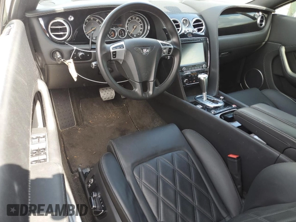 2014 Bentley Continental GT with VIN SCBFT7ZA7EC094358, listed as a Copart auction lot 42711585 with 19,779 mi miles and Salvage Title. Bid and sale history available at DreamBid. Image 8.