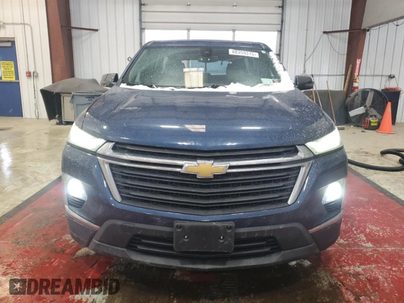 2022 Chevrolet Traverse LS with VIN 1GNEVFKW6NJ127551, listed as a Copart auction lot 88359315 with 54,661 mi miles and Salvage Title. Bid and sale history available at carsss.com. Image 5.