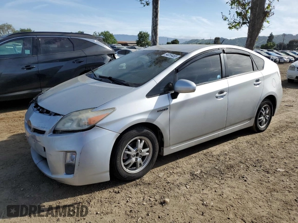 2011 Toyota Prius I z VIN JTDKN3DU7B0250413, wystawiony jako Copart lot #54059455 z przebiegiem 272 531 mil mil oraz Szkoda całkowita • Salvage title. Historia ofert i sprzedaży dostępna na DreamBid. Obrazek 1.