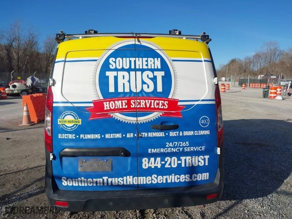 2020 Ford Transit Connect Van XL with VIN NM0LS7E25L1462169, listed as a IAAI auction lot 41448046 with 56,278 mi miles. Bid and sale history available at carsss.com. Image 16.