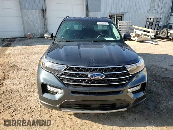 2022 Ford Explorer XLT with VIN 1FMSK8DH8NGB97480, listed as a Copart auction lot 50599045 with 48,396 mi miles and Salvage Title. Bid and sale history available at DreamBid. Image 15.