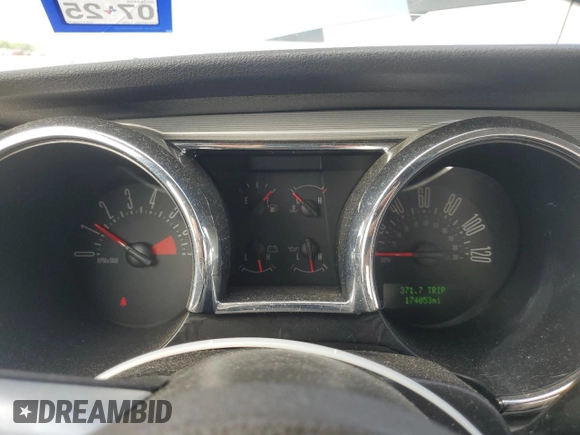 2006 Ford Mustang Standard with VIN 1ZVFT80N965176422, listed as a Copart auction lot 51189135 with 174,053 mi miles and Salvage Title. Bid and sale history available at carsss.com. Image 9.