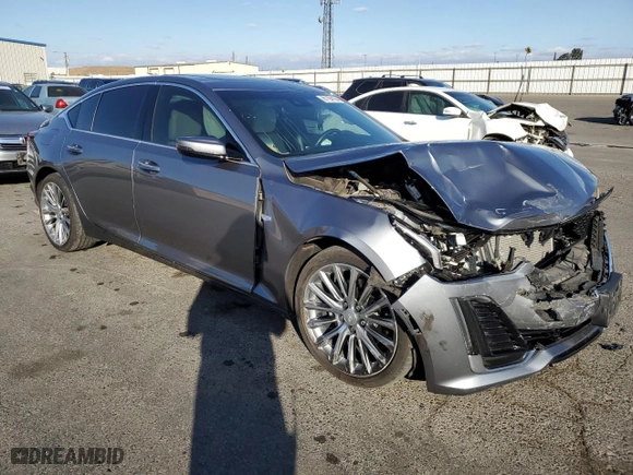 2021 Cadillac CT5 Premium Luxury with VIN 1G6DN5RW4M0132727, listed as a Copart auction lot 81194194 with 31,232 mi miles and Salvage Title. Bid and sale history available at carsss.com. Image 4.