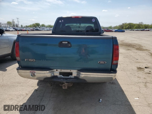 2000 Ford F-150 XL with VIN 1FTRX17W2YNA92522, listed as a Copart auction lot 54456495 with Not provided miles and Salvage title. Bid and sale history available at DreamBid. Image 6.