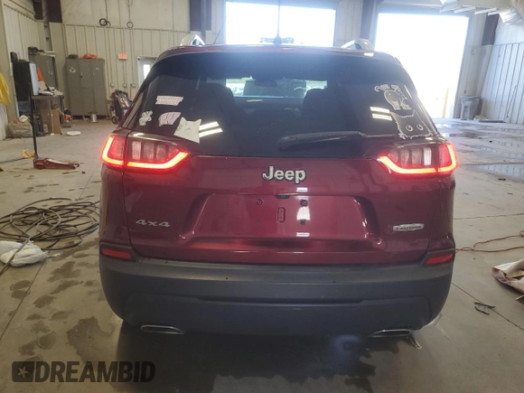 2019 Jeep Cherokee Latitude with VIN 1C4PJMCX0KD156840, listed as a Copart auction lot 56309475 with 25,320 mi miles and Salvage title. Bid and sale history available at DreamBid. Image 6.