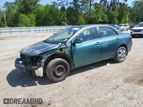 2009 Toyota Corolla with VIN 1NXBU40E29Z118164, listed as a Copart auction lot 52091785 with 117,486 mi miles and Salvage Title. Bid and sale history available at carsss.com. Image 1.
