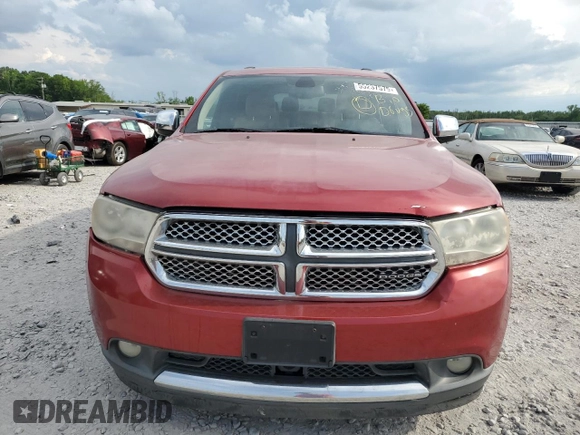 2011 Dodge Durango Citadel with VIN 1D4SD5GT5BC592817, listed as a Copart auction lot 55237575 with 179,845 mi miles and Clean title. Bid and sale history available at DreamBid. Image 5.