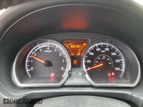 2014 Nissan Note S with VIN 3N1CE2CP3EL428614, listed as a Copart auction lot 56047685 with 183,434 mi miles and Salvage title. Bid and sale history available at DreamBid. Image 9.