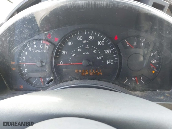 2004 Nissan Titan XE with VIN 1N6AA06A24N553627, listed as a IAAI auction lot 41427471 with 307,124 mi miles. Bid and sale history available at carsss.com. Image 7.