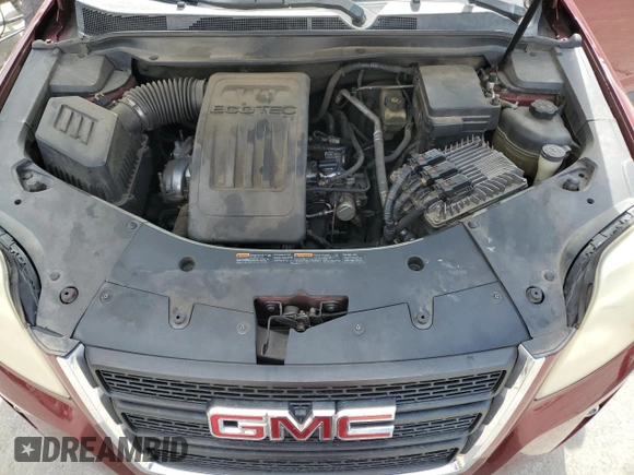 2010 GMC Terrain SLT-1 with VIN 2CTALFEW7A6284946, listed as a Copart auction lot 56160845 with 197,501 mi miles and Clean Title. Bid and sale history available at DreamBid. Image 12.