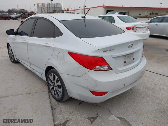 2017 Hyundai Accent SE with VIN KMHCT4AE9HU372118, listed as a IAAI auction lot 41735429 with 200,037 mi miles. Bid and sale history available at carsss.com. Image 3.
