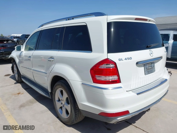 2011 Mercedes-Benz GL-Class GL 450 with VIN 4JGBF7BE7BA758192, listed as a IAAI auction lot 41815909 with 168,823 mi miles. Bid and sale history available at carsss.com. Image 3.