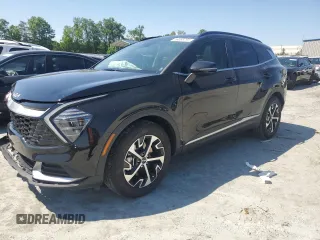 2025 Kia Sportage EX with VIN 5XYK33DF3SG295804, listed as a Copart auction lot 58068795 with 4,438 mi miles and Salvage title. Bid and sale history available at DreamBid. Image 1.