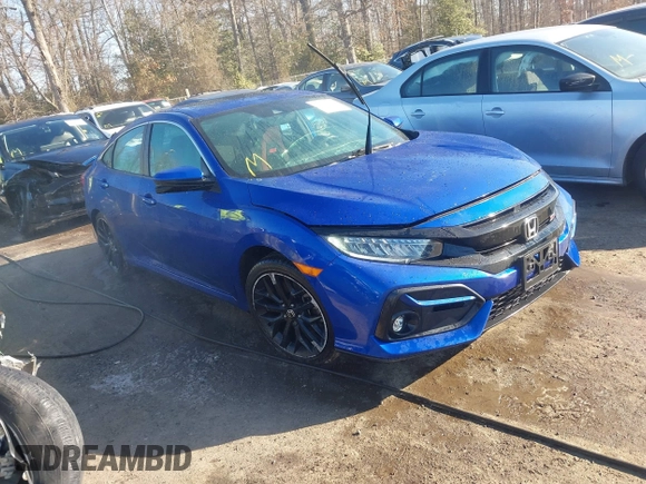 2020 Honda Civic Si with VIN 2HGFC1E54LH704828, listed as a IAAI auction lot 41300541 with 89,992 mi miles and . Bid and sale history available at DreamBid. Image 1.