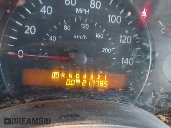 2005 Nissan Titan SE with VIN 1N6AA07A35N540675, listed as a IAAI auction lot 41263861 with 217,785 mi miles and . Bid and sale history available at DreamBid. Image 7.