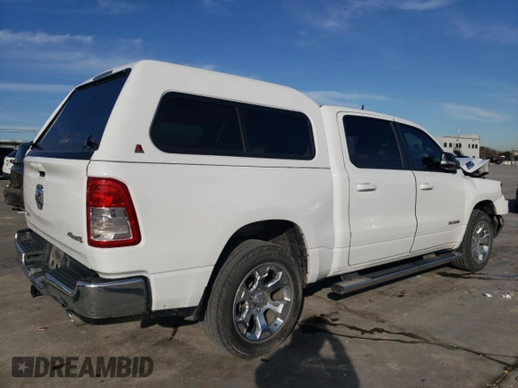 2022 Ram 1500 Lone Star with VIN 1C6SRFFT6NN375878, listed as a Copart auction lot 88467425 with 72,920 mi miles and Salvage title. Bid and sale history available at DreamBid. Image 3.