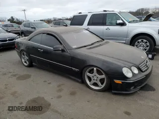 2001 Mercedes-Benz CL-Class with VIN WDBPJ78J11A017627, listed as a Copart auction lot 86852824 with 0 mi miles and Clean Title. Bid and sale history available at carsss.com. Image 4.