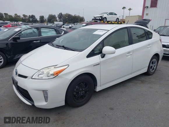 2015 Toyota Prius Four with VIN JTDKN3DU5F0410147, listed as a IAAI auction lot 42593422 with 12,537 mi miles and . Bid and sale history available at DreamBid. Image 18.