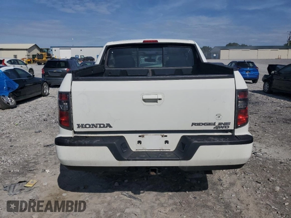 2013 Honda Ridgeline RTL with VIN 5FPYK1F58DB018007, listed as a Copart auction lot 69538464 with 165,590 mi miles and Salvage Title. Bid and sale history available at carsss.com. Image 6.