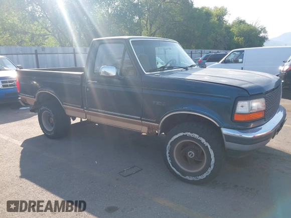 1995 Ford F-150 with VIN 1FTEF14H0SNA66791, listed as a IAAI auction lot 42583333 with 236,624 mi miles and . Bid and sale history available at DreamBid. Image 1.