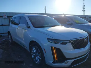2020 Cadillac XT6 FWD Premium Luxury with VIN 1GYKPCRSXLZ207533, listed as a IAAI auction lot 41359744 with 81,689 mi miles. Bid and sale history available at carsss.com. Image 1.
