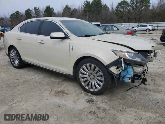 2014 Lincoln MKS with VIN 1LNHL9DK4EG611721, listed as a Copart auction lot 48200765 with 92,671 mi miles and Salvage Title. Bid and sale history available at carsss.com. Image 4.