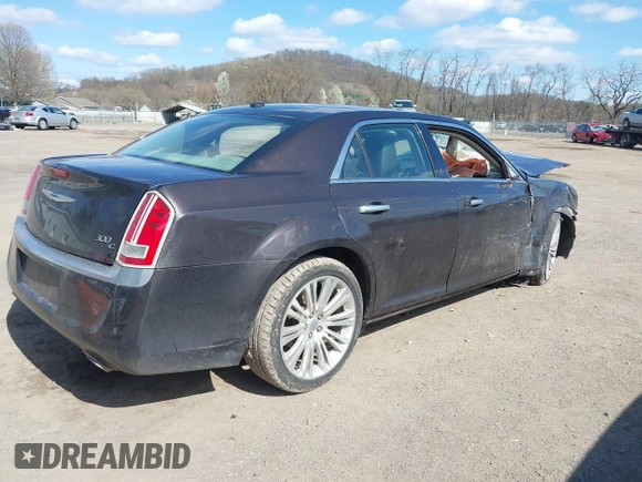 2012 Chrysler 300 C Luxury Series with VIN 2C3CCAPT3CH253909, listed as a IAAI auction lot 41990734 with 95,881 mi miles and . Bid and sale history available at carsss.com. Image 4.